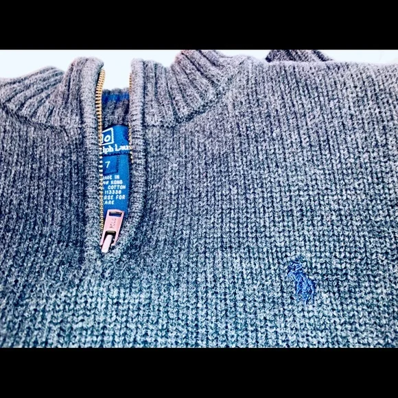 Ralph Lauren Short Zipper Pullover Sweater - Picture 4 of 6